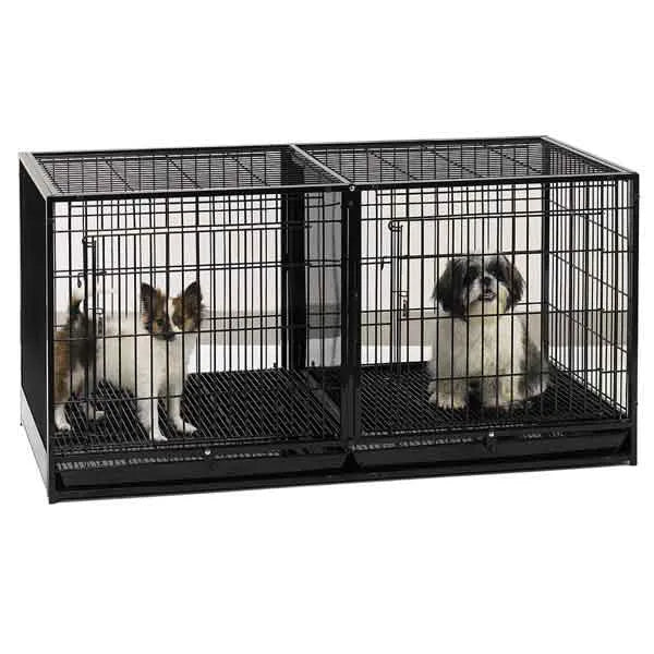 Proselect Modular Pet Cage with Plastic Tray 48x24