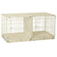 PS Color Modular Cage w/PlasTry Wht - Your Pet Connection