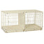 PS Color Modular Cage w/PlasTry Wht - Your Pet Connection