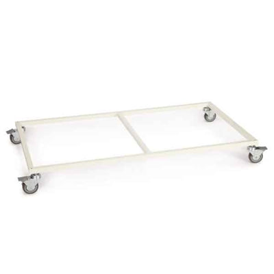 PS Color Modular Cage Base w/Wheel Wht