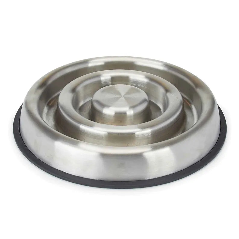 PS SS Heavy Duty Slow Feeder Large - Your Pet Connection