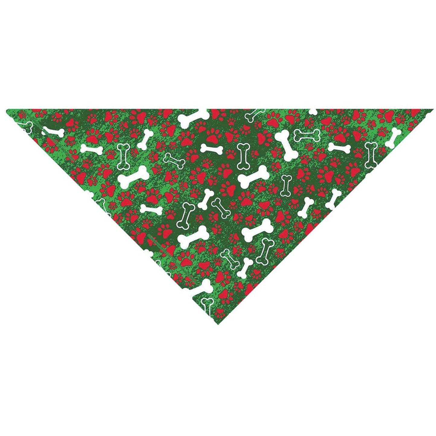 TP Seasonal BandanaHoliday Bones Green - Your Pet Connection