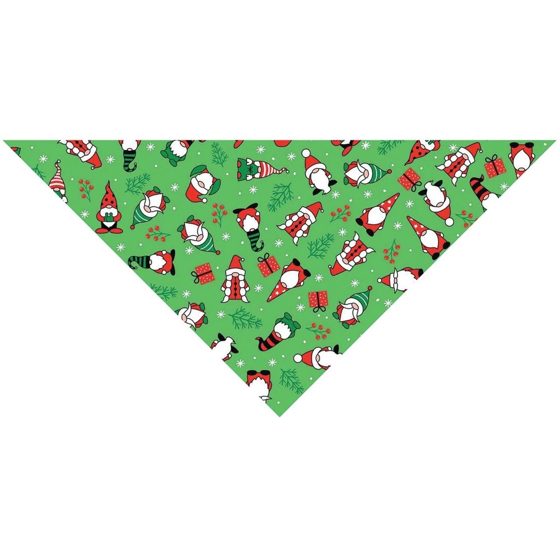 TP Seasonal Bandana Holiday Gnomes Grn - Your Pet Connection