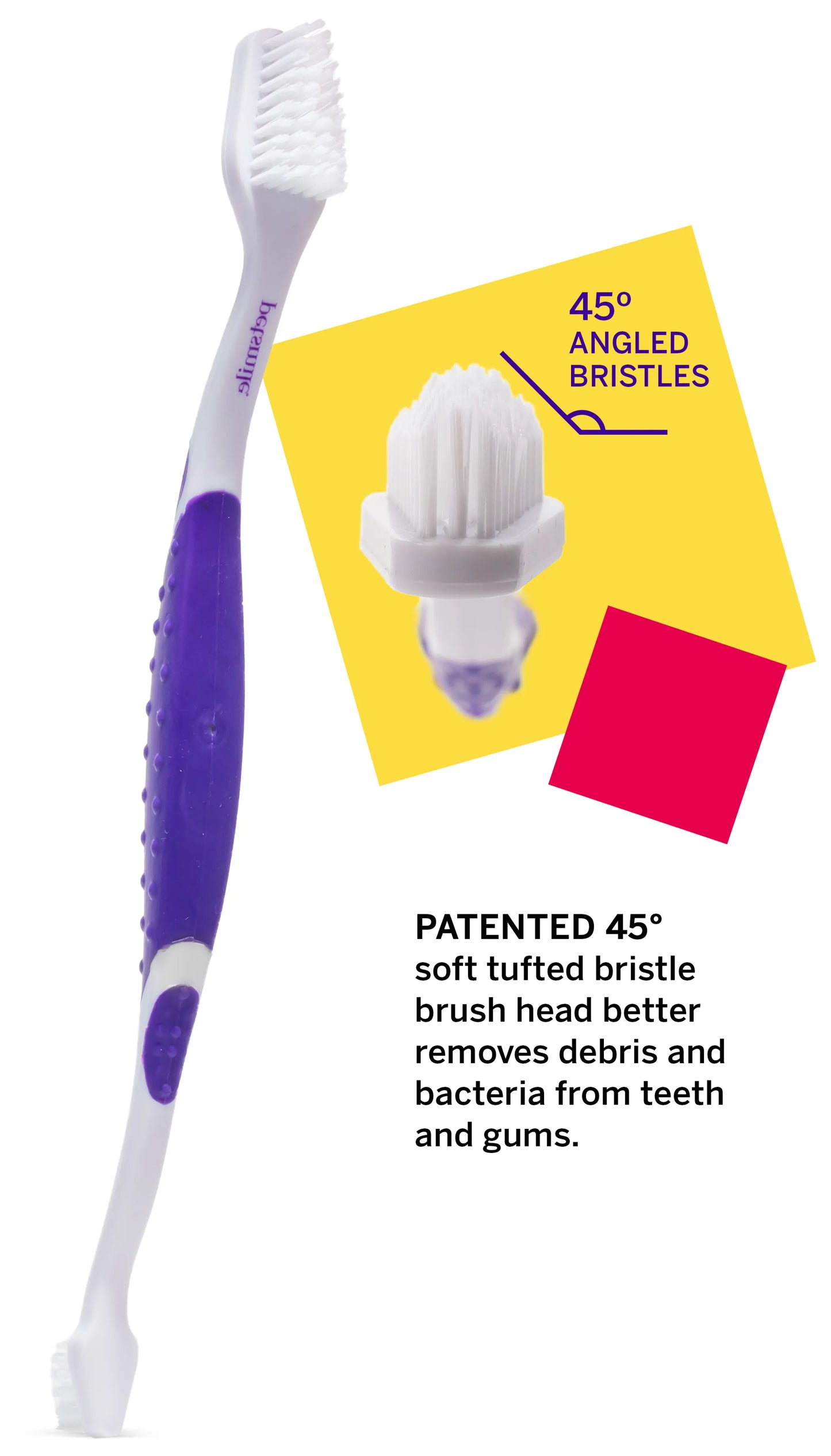 Professional Pet Toothbrush - Patented 45 Degree Dual-Ended Brush Head - Your Pet Connection