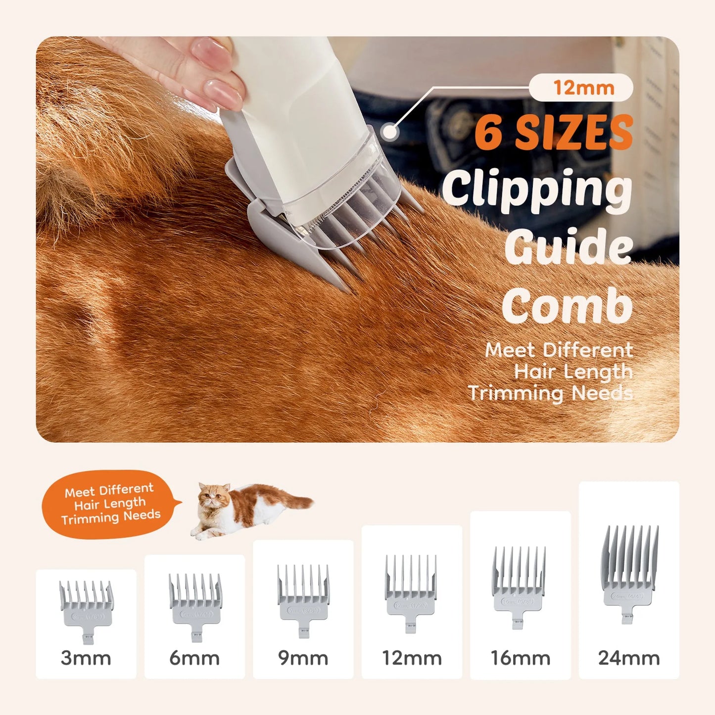 Professional Pet Grooming Clippers with 2.5L Cup, 3 Suction Modes - Your Pet Connection
