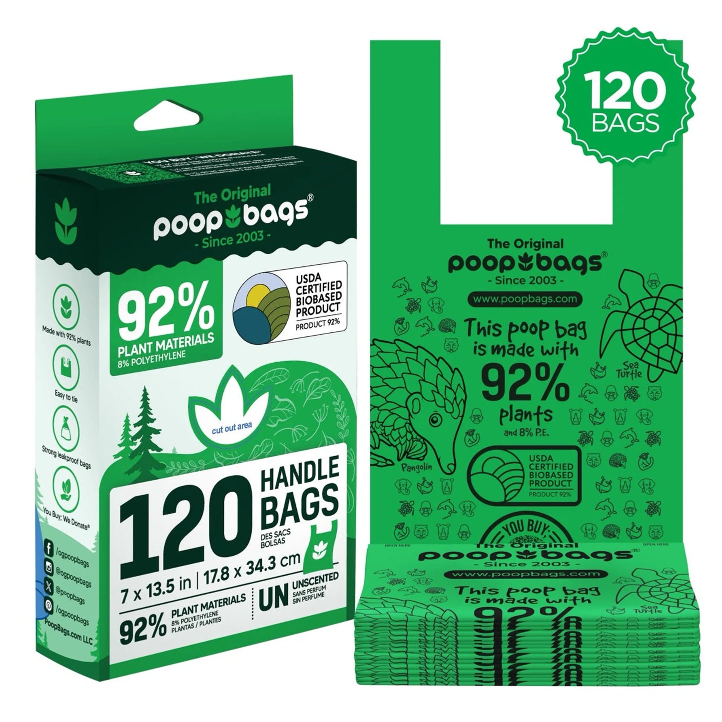 You Buy; We Donate Compostable Handle Tie - Your Pet Connection