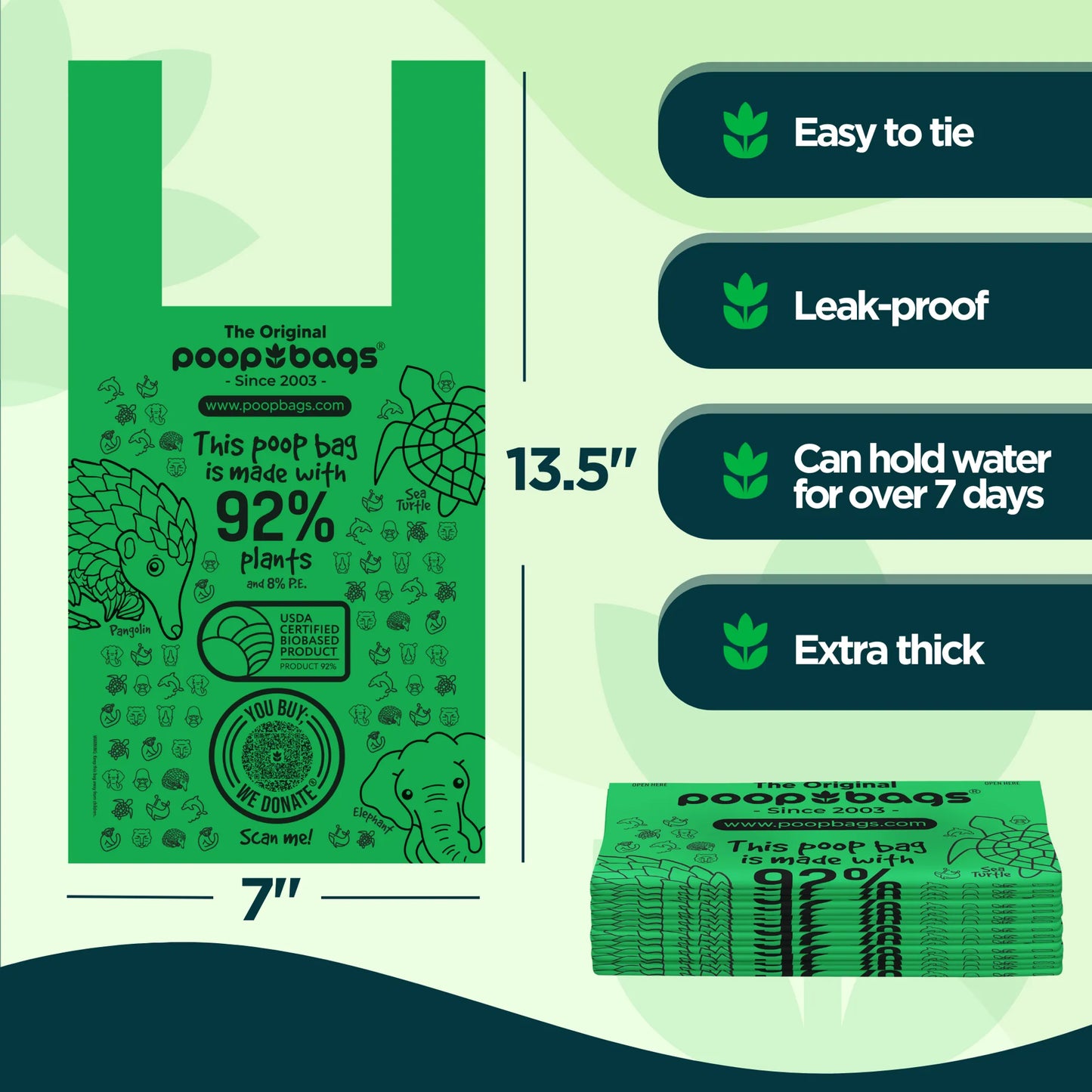 You Buy; We Donate Compostable Handle Tie - Your Pet Connection