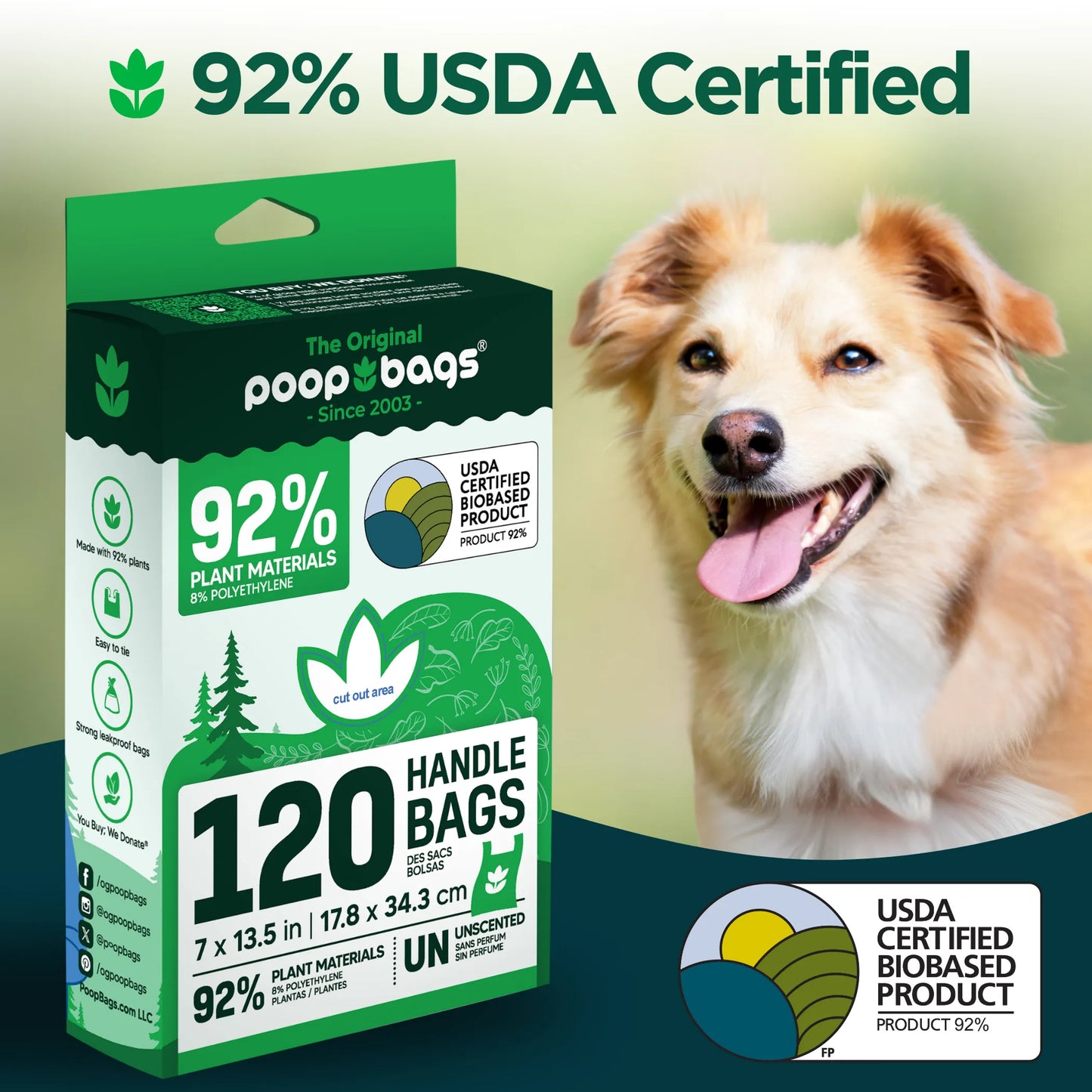 You Buy; We Donate Compostable Handle Tie - Your Pet Connection