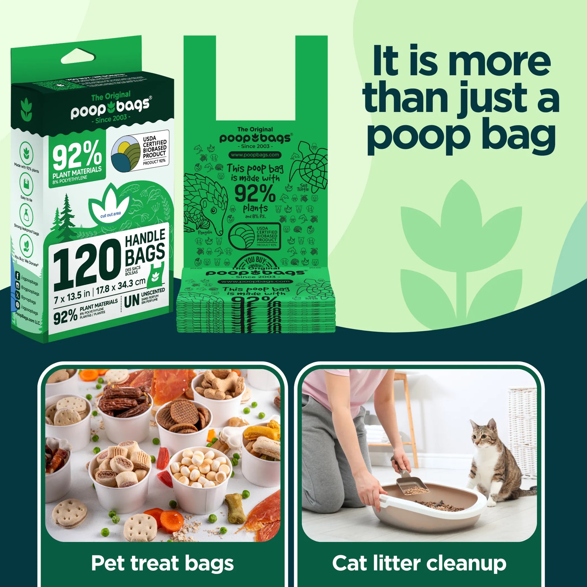 You Buy; We Donate Compostable Handle Tie - Your Pet Connection