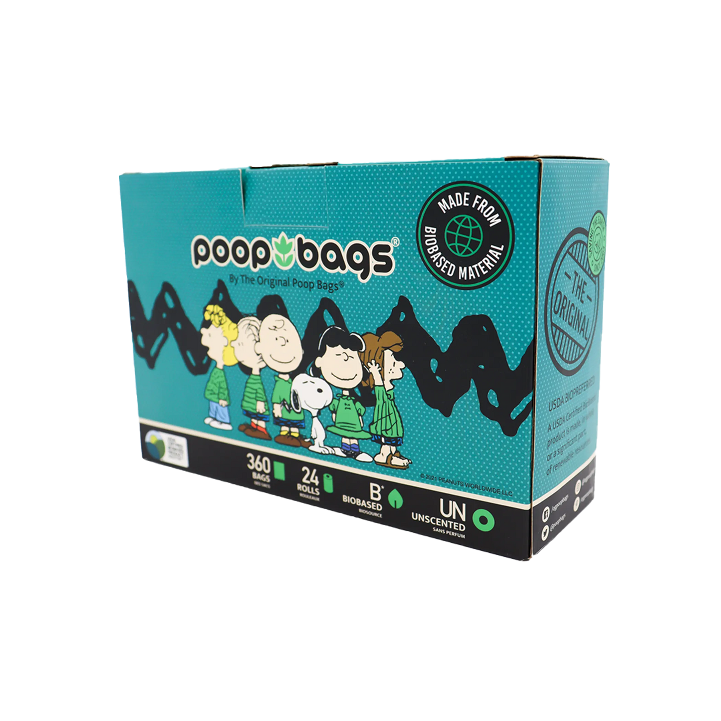 Biobased Peanuts Leash Rolls (360 CT)USDA - Your Pet Connection