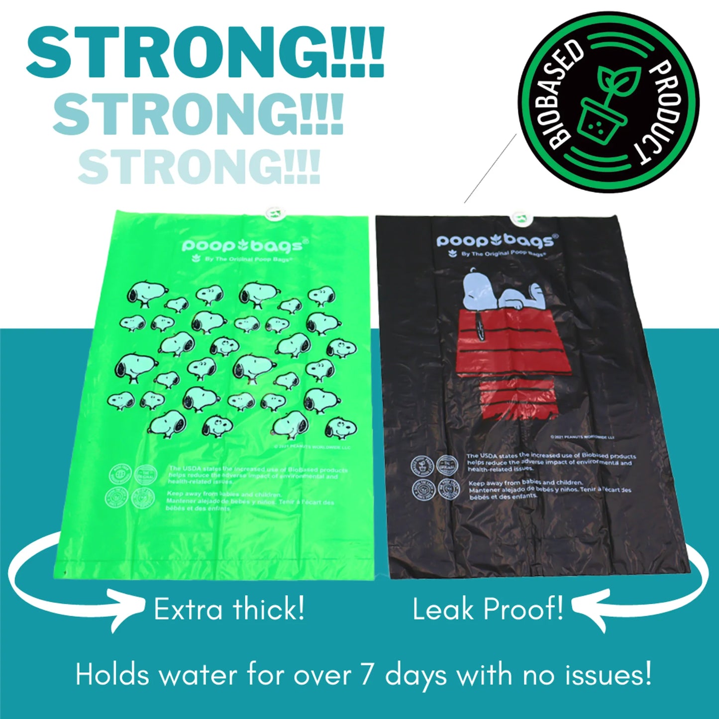 USDA Biobased Peanuts Leash Rolls (60 CT) - Your Pet Connection