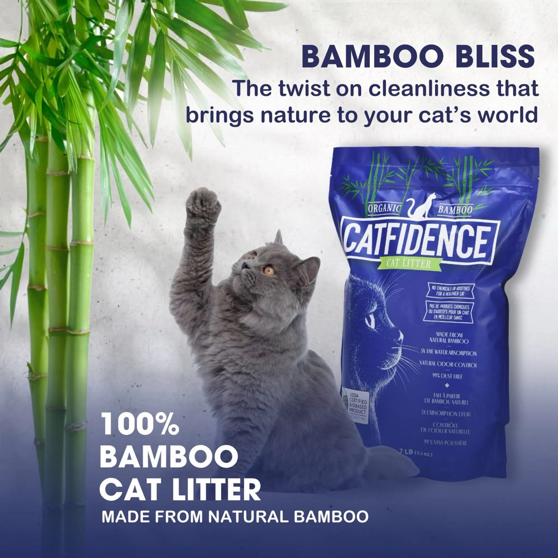 Catfidence Bamboo Cat Litter - Your Pet Connection