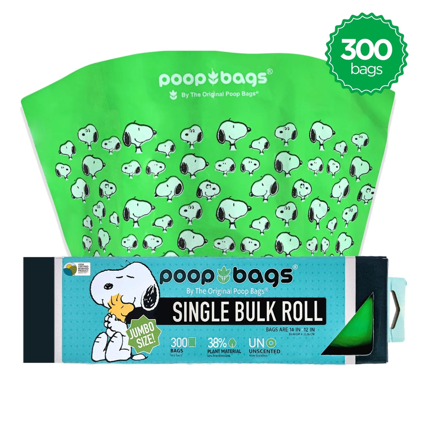 The Original Poop Bags Eco-Friendly Snoopy Design
