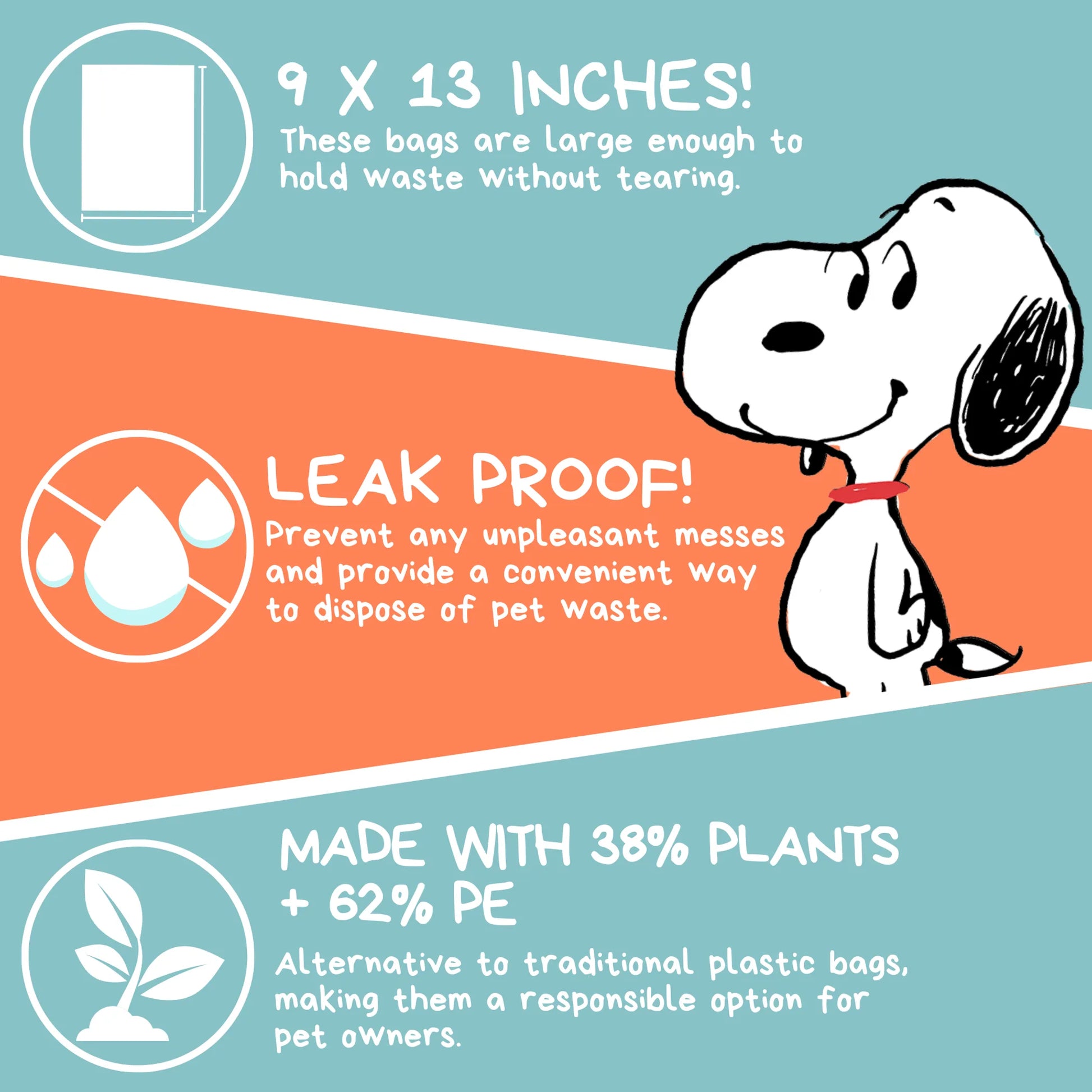 USDA Biobased Peanuts Orange Scented Leash Rolls - Your Pet Connection