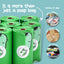 The Original Poop Bags Eco-Friendly Peanuts Design 120 Pack