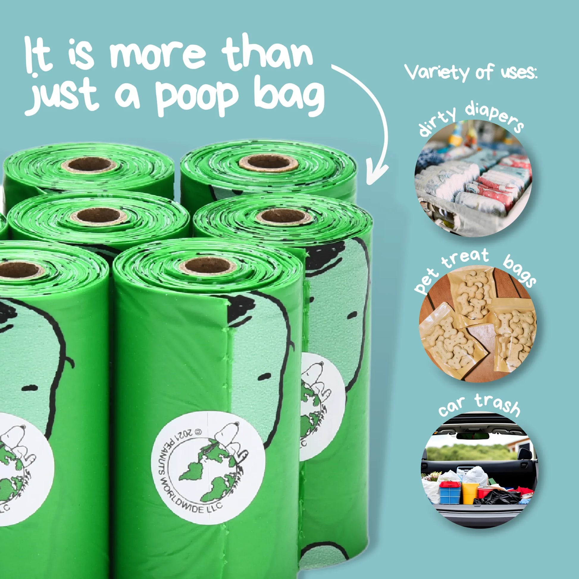 USDA Biobased Peanuts Orange Scented Leash Rolls - Your Pet Connection