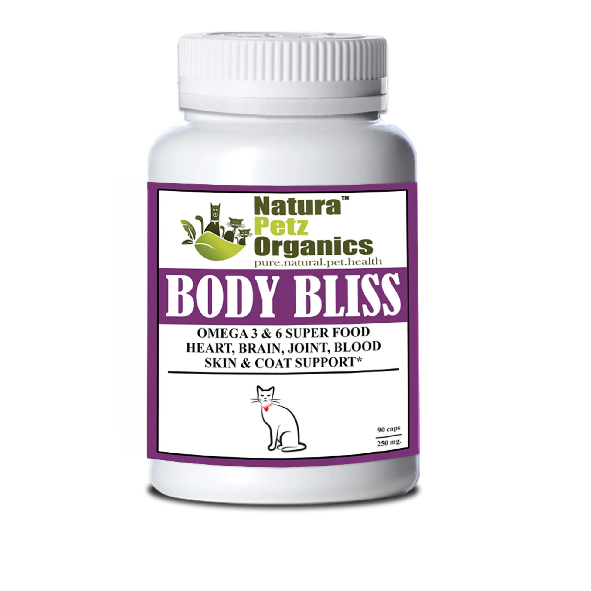 Body Bliss - Omega 3 & 6 Super Food + Heart, Brain Joint, Blood & Coat Support* - Your Pet Connection