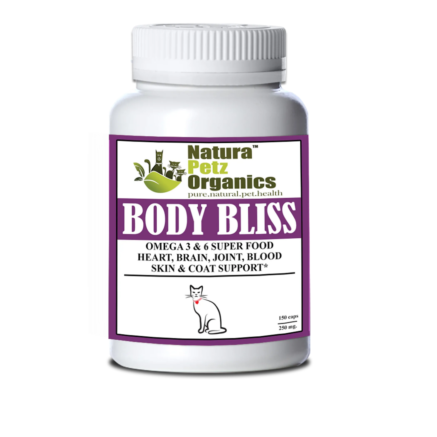 Body Bliss - Omega 3 & 6 Super Food + Heart, Brain Joint, Blood & Coat Support* - Your Pet Connection