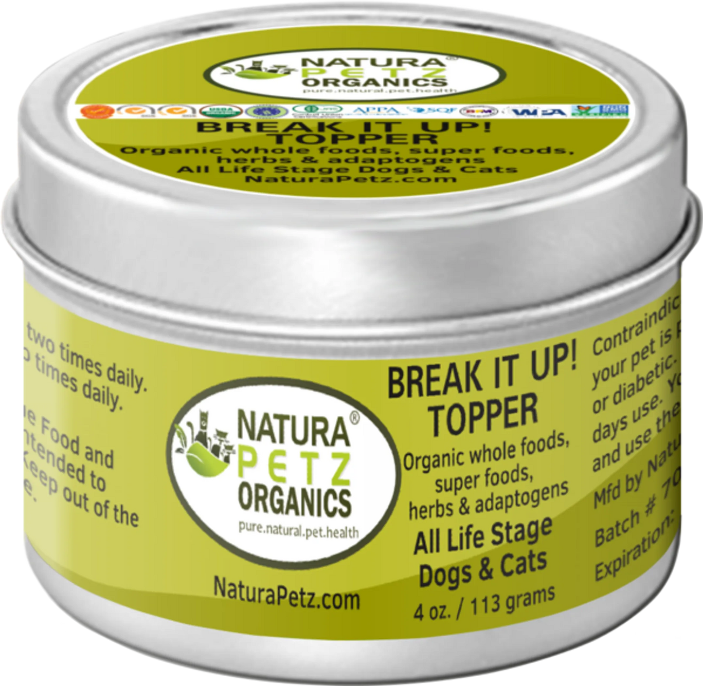 Organic Pet Systems BREAK IT UP! Meal Topper