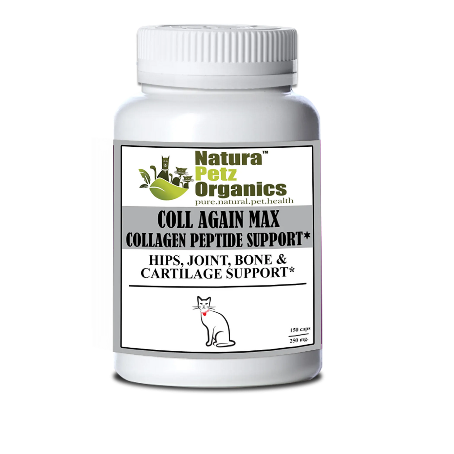 Coll Again Max Collagen Peptide Support Capsules* Hips, Joint, Bone & Cartilage Support* Dogs & Cats* - Your Pet Connection