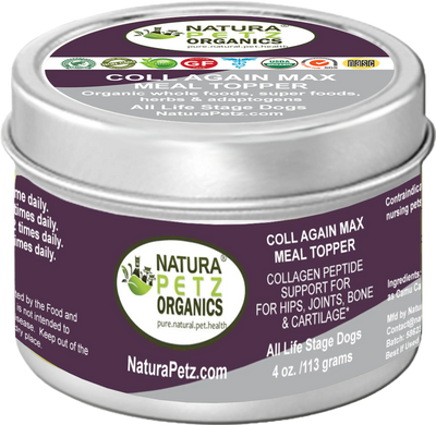 Coll Again Max Collagen Peptide Support Meal Topper* Hips, Joint, Bone & Cartilage Support* Dogs & Cats* - Your Pet Connection