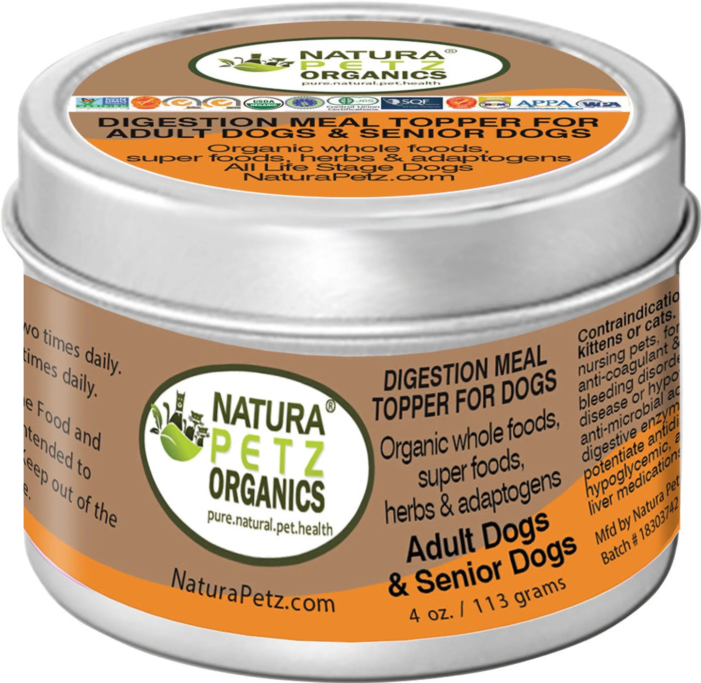 Organic Pet Systems Digestion Support Topper 4 oz
