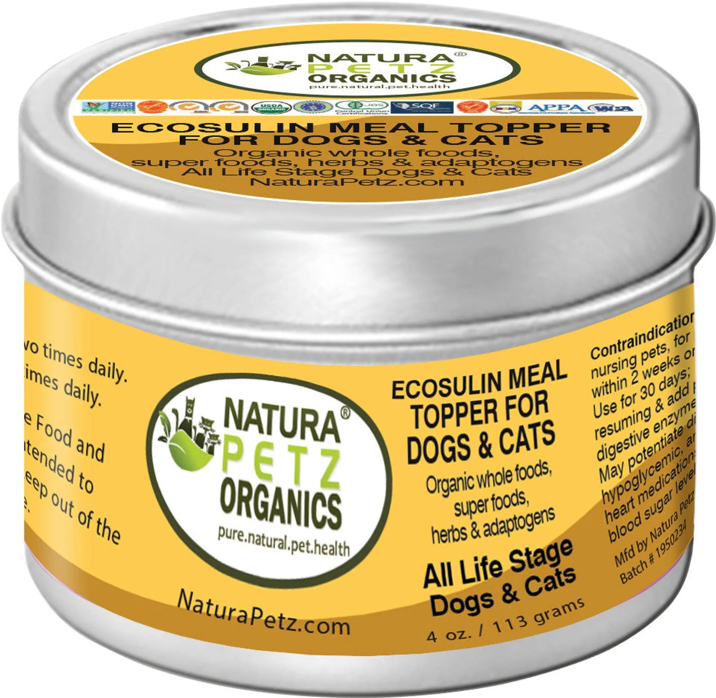 Organic Pet Systems ECOSULIN Meal Topper for Pets