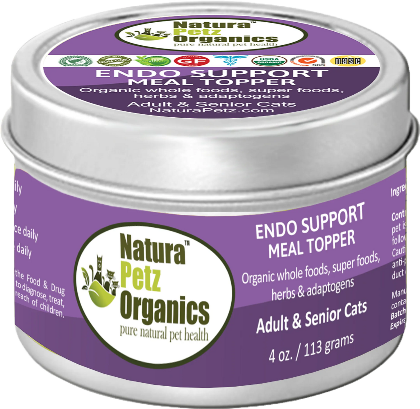Endo Support Meal Topper For Dogs And Cats* Natura Petz Organics - Your Pet Connection