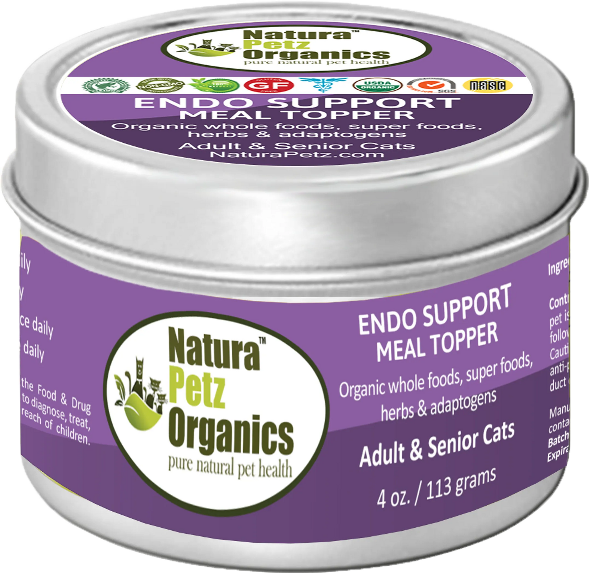 Endo Support Meal Topper For Dogs And Cats* Natura Petz Organics - Your Pet Connection