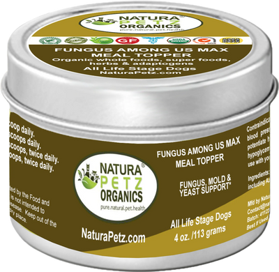 Fungus Among Us Max Meal Topper - Fungus,  Mold & Yeast Support* Dogs Cats - Your Pet Connection