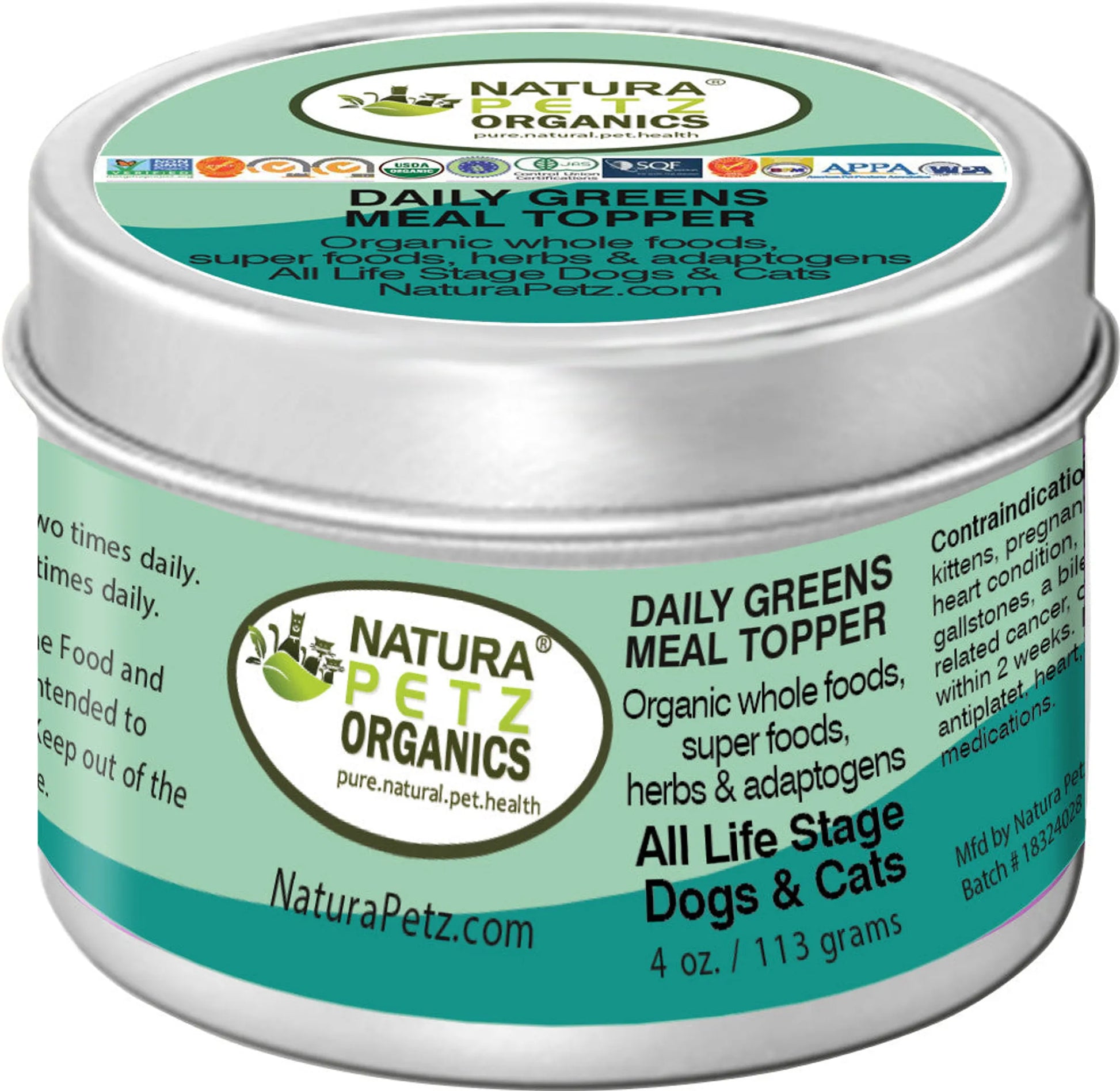 Daily Greens Glow Multi-Vitamin & Multi-Mineral Support* Flavored Meal Topper For Dogs And Cats* - Your Pet Connection