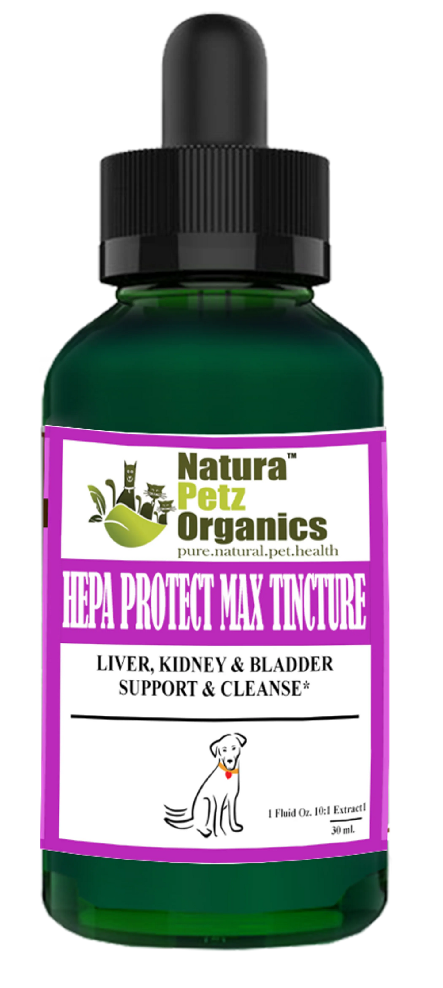 Hepa Protect Max Tincture* Master Blend Liver Kidney & Bladder Support & Cleanse 10:1 Extract* - Your Pet Connection