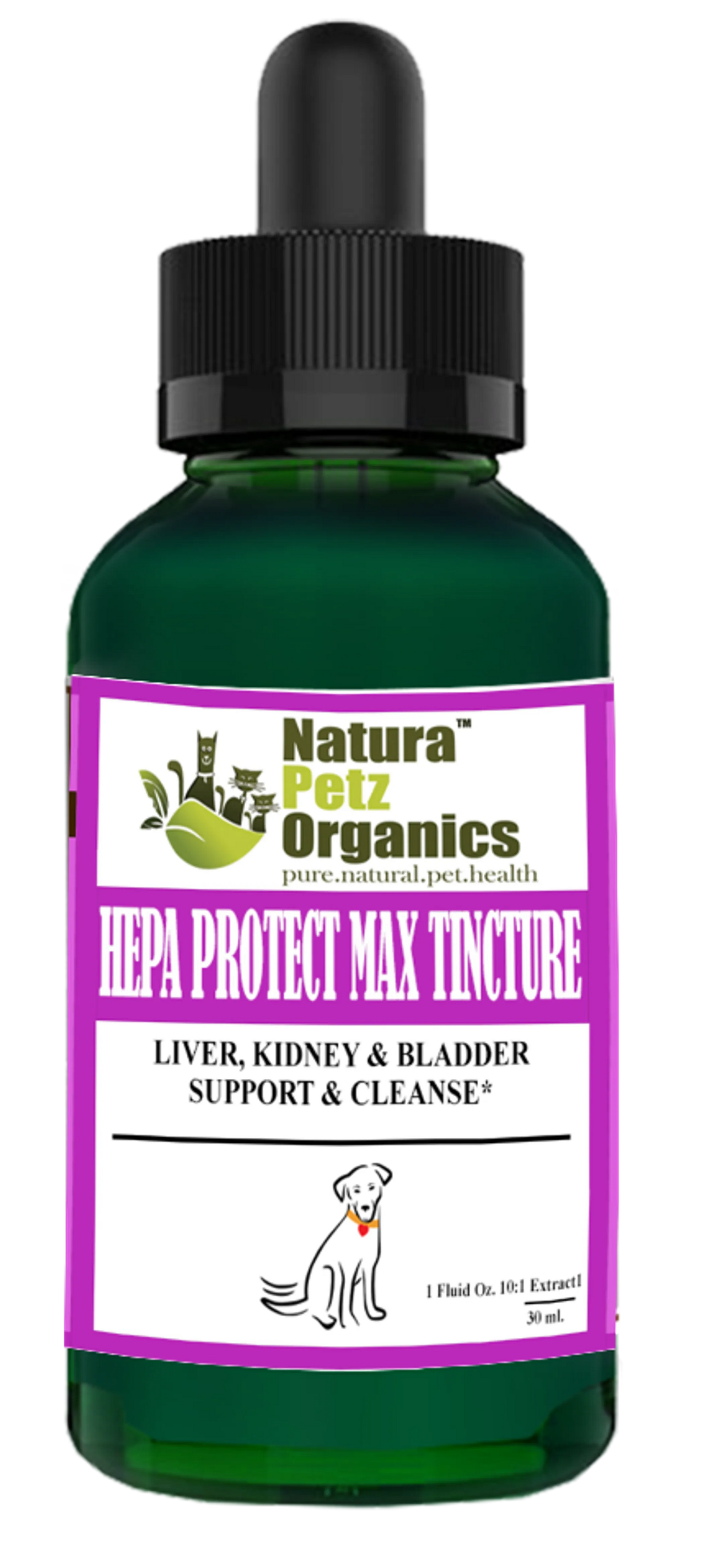 Hepa Protect Max Tincture* Master Blend Liver Kidney & Bladder Support & Cleanse 10:1 Extract* - Your Pet Connection