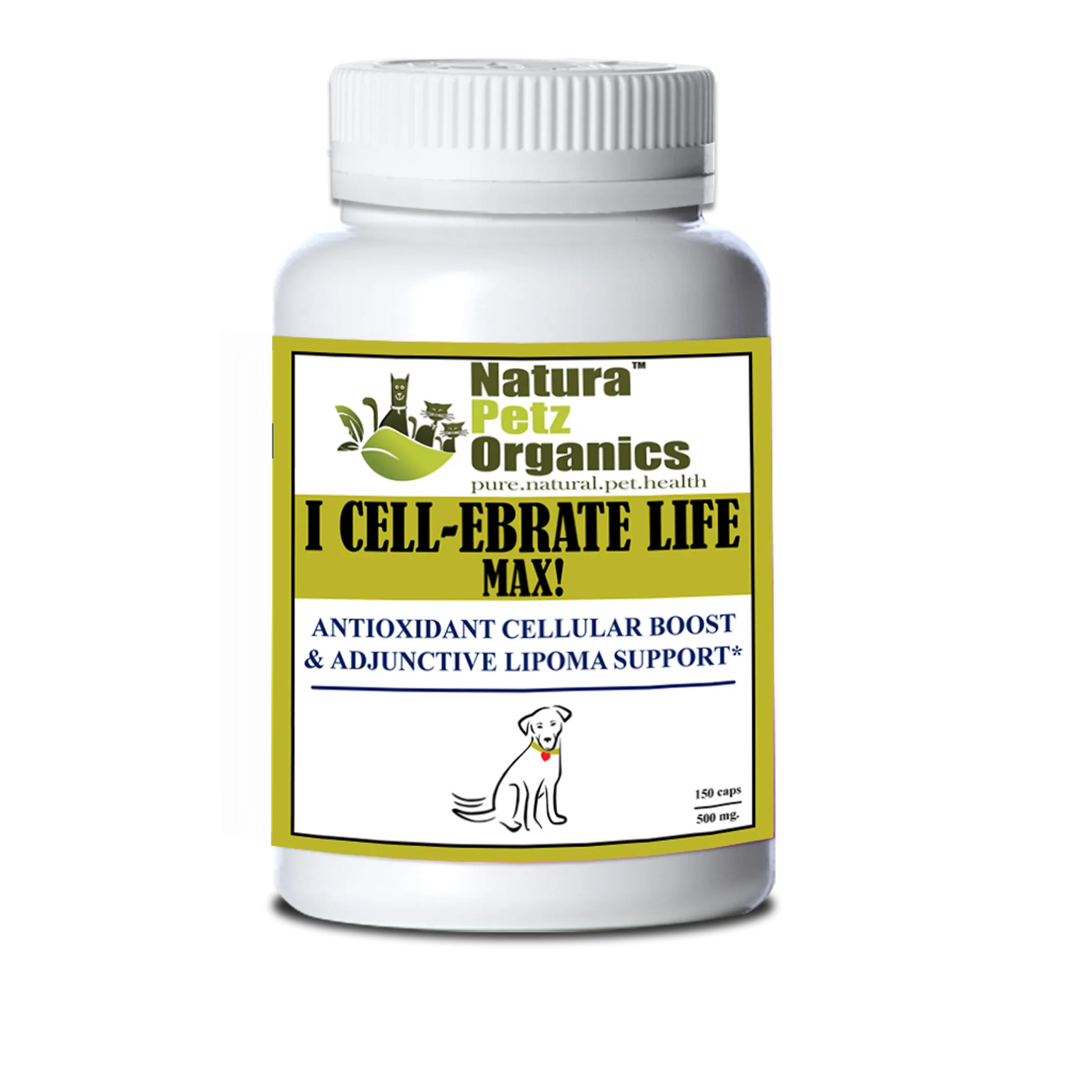 I Cellebrate Life Max - Antioxidant Cellular Boost + Adjunctive Lipoma Support* - Your Pet Connection