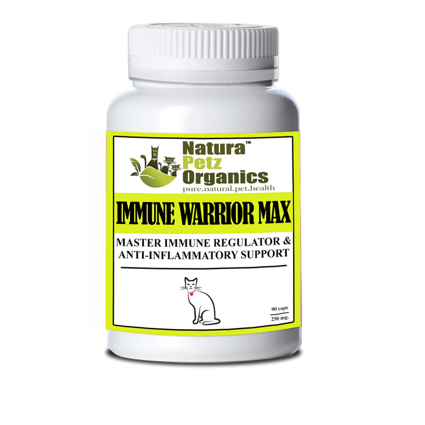 Immune Warrior Max Master Blend Capsules* Immune Regulator & Anti-Inflammatory Support* For  Dogs & Cats - Your Pet Connection