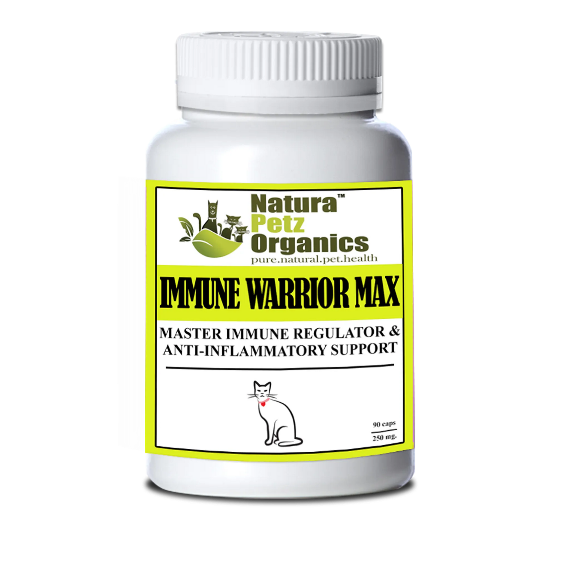 Immune Warrior Max Master Blend Capsules* Immune Regulator & Anti-Inflammatory Support* For  Dogs & Cats - Your Pet Connection