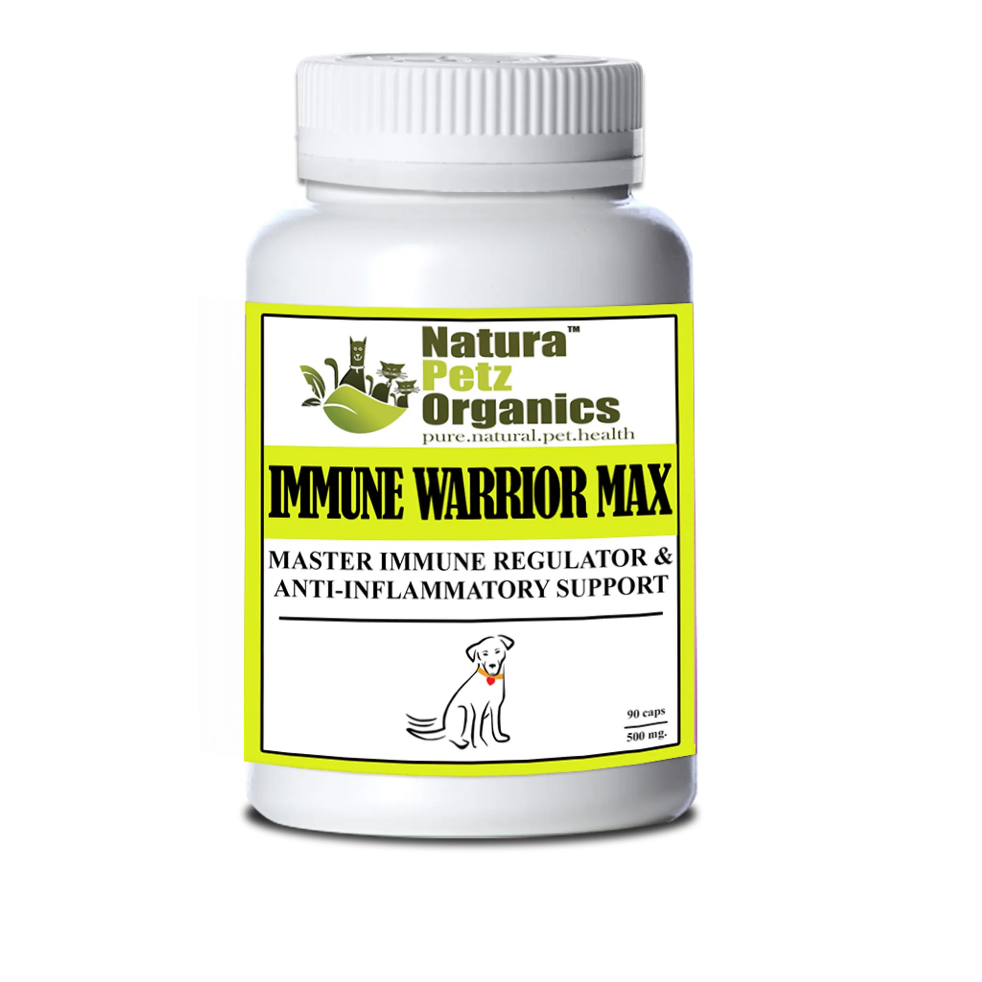 Immune Warrior Max Master Blend Capsules* Immune Regulator & Anti-Inflammatory Support* For  Dogs & Cats - Your Pet Connection