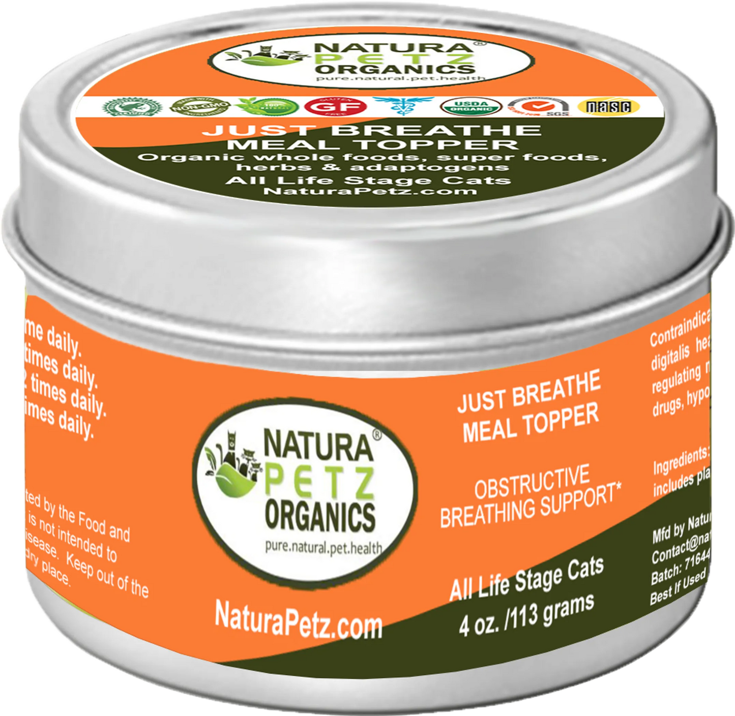 Organic Pet Systems Respiratory Support Meal Topper 4 oz