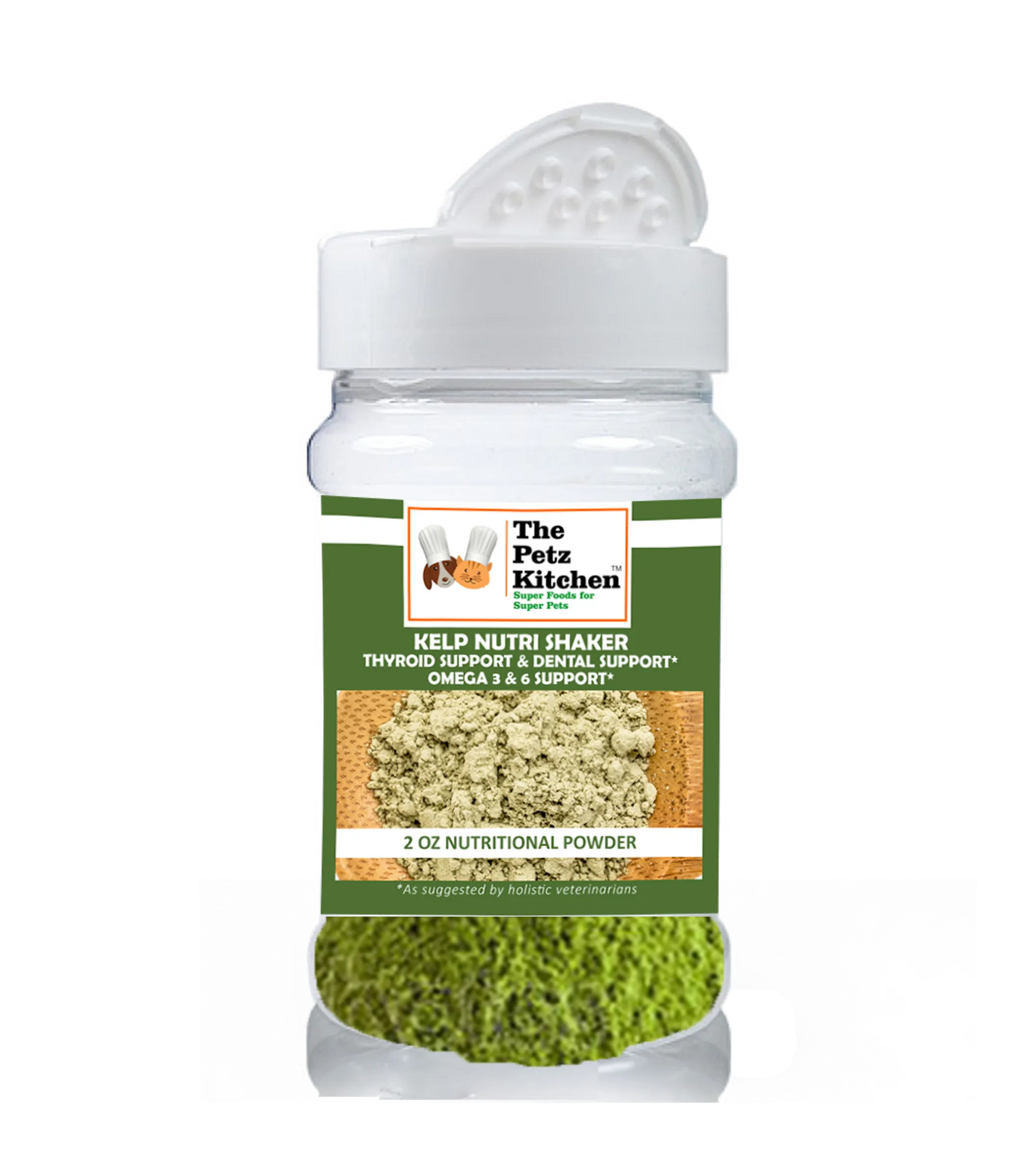 Kelp Omega 3 Thyroid & Whole Body Multi-Mineral, Multi-Vitamin & Dental Support* The Petz Kitchen* - Your Pet Connection