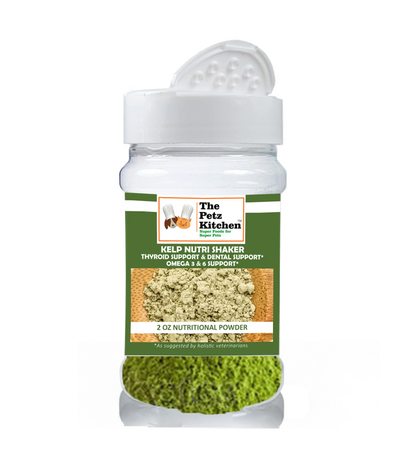 Kelp Omega 3 Thyroid & Whole Body Multi-Mineral, Multi-Vitamin & Dental Support* The Petz Kitchen* - Your Pet Connection