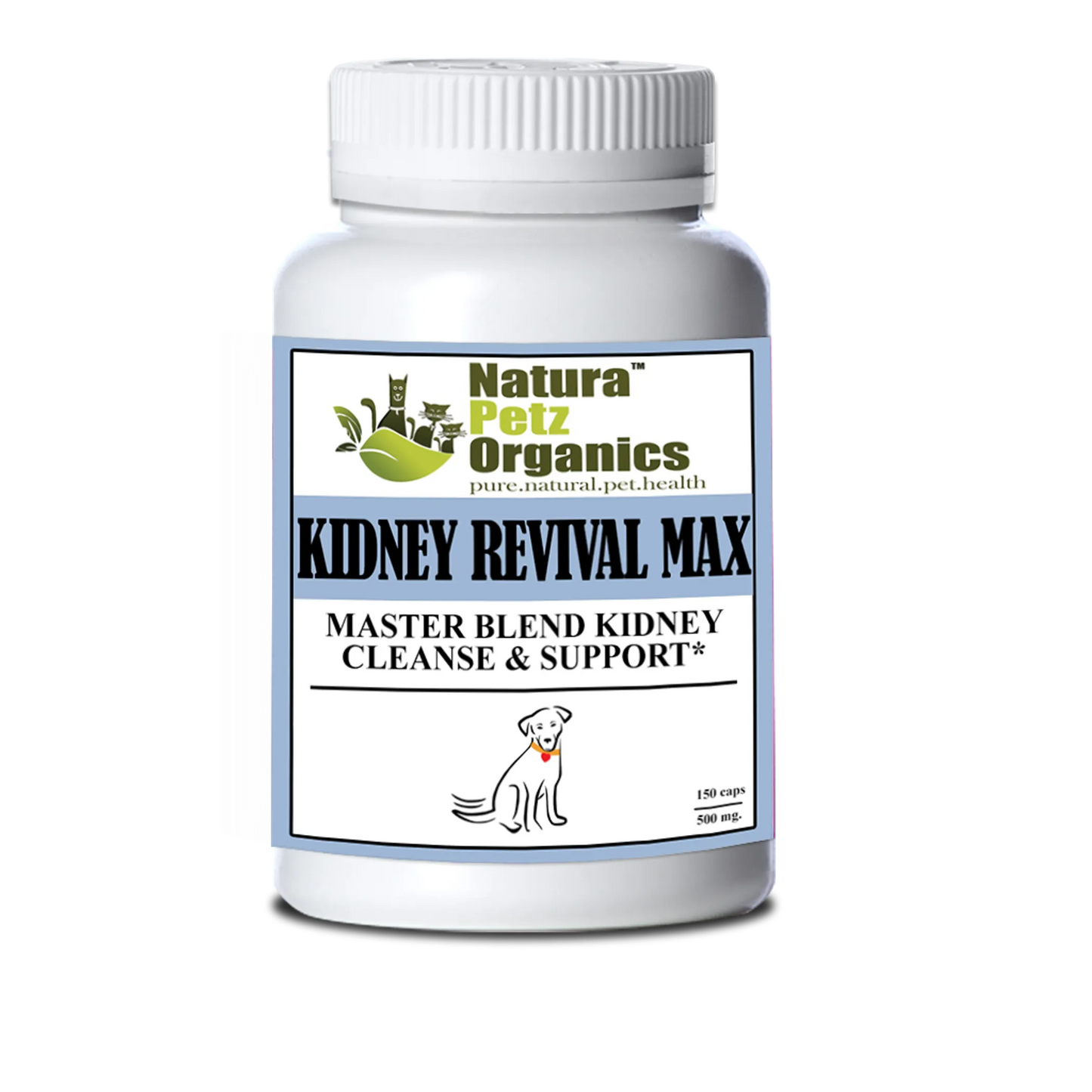 Kidney Revival Max Master Blend Kidney Cleanse & Support Capsules* Adult & Senior Dogs - Your Pet Connection