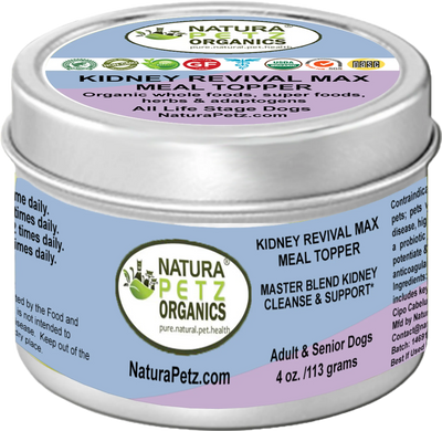 Kidney Revival Max Meal Topper* Master Blend Kidney Cleanse & Support* Adult And Senior Dogs & Cats* - Your Pet Connection