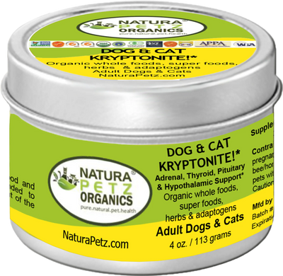 Dog And Cat Kryptonite Meal Topper - Adrenal, Thyroid, Pituitary & Hypothalamic Support* - Your Pet Connection