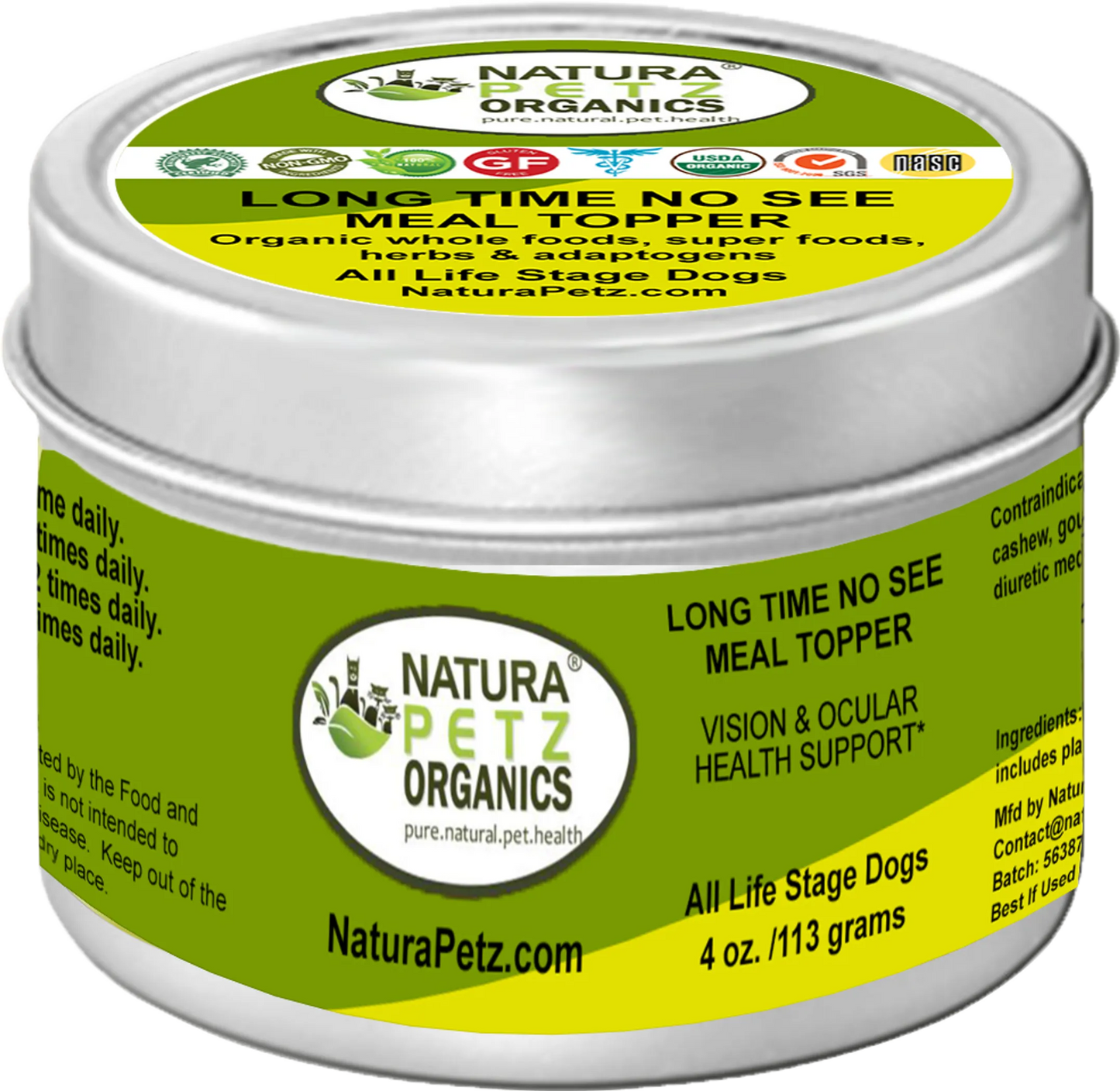 Long Time No See Meal Topper*  Vision & Ocular Health Support* In Dogs And Cats* - Your Pet Connection