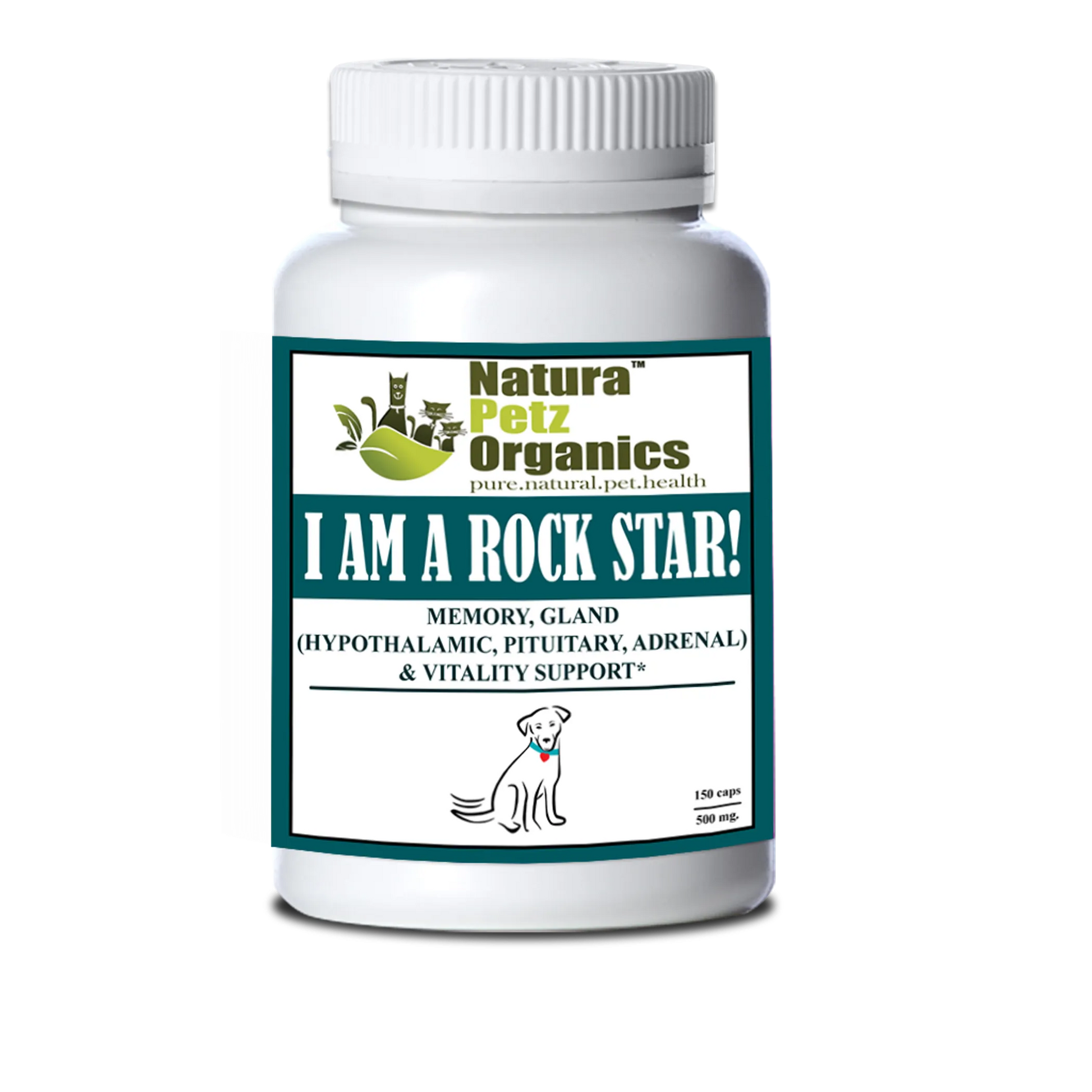 I Am A Rock Star - Memory, Gland (Hypothalamic, Pituitary And Adrenal) & Vitality Support* - Your Pet Connection