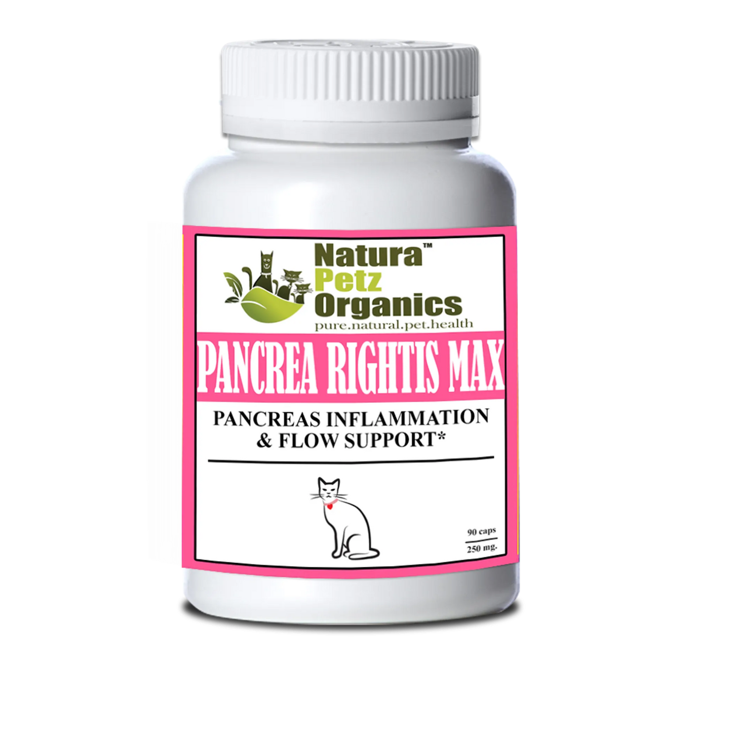 Pancrea Rightis Max Support* Capsules Pancreas Inflammation & Flow Support Dogs Cats* - Your Pet Connection