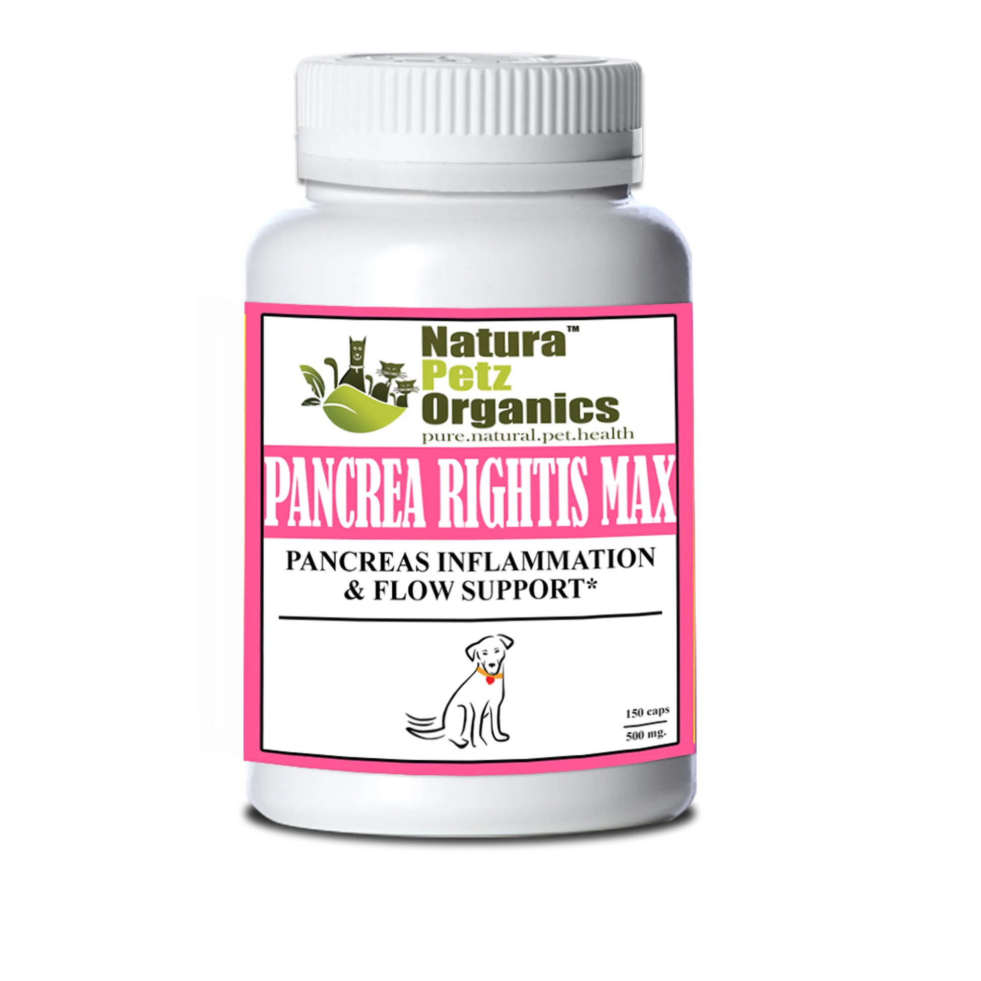 Pancrea Rightis Max Support* Capsules Pancreas Inflammation & Flow Support Dogs Cats* - Your Pet Connection