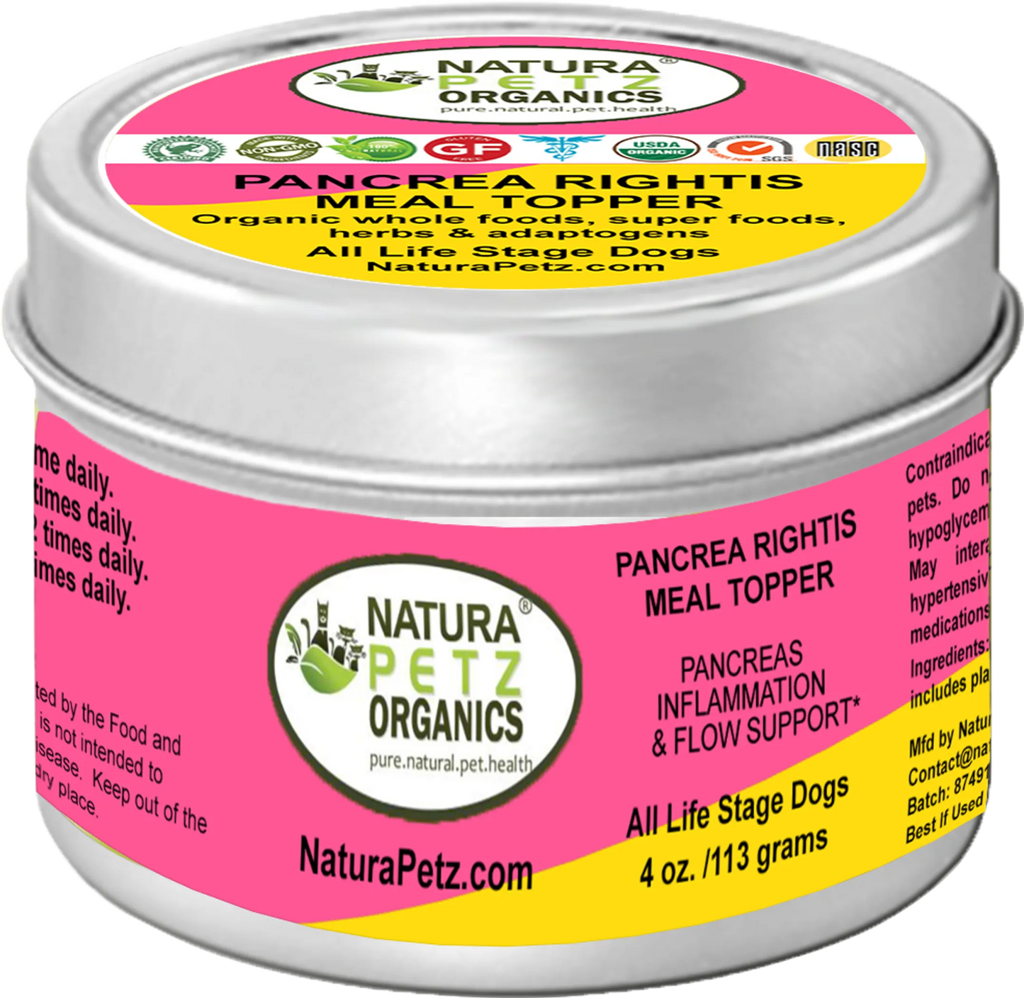 Organic Pet Systems Pancrea Rightis Max Topper for Pets