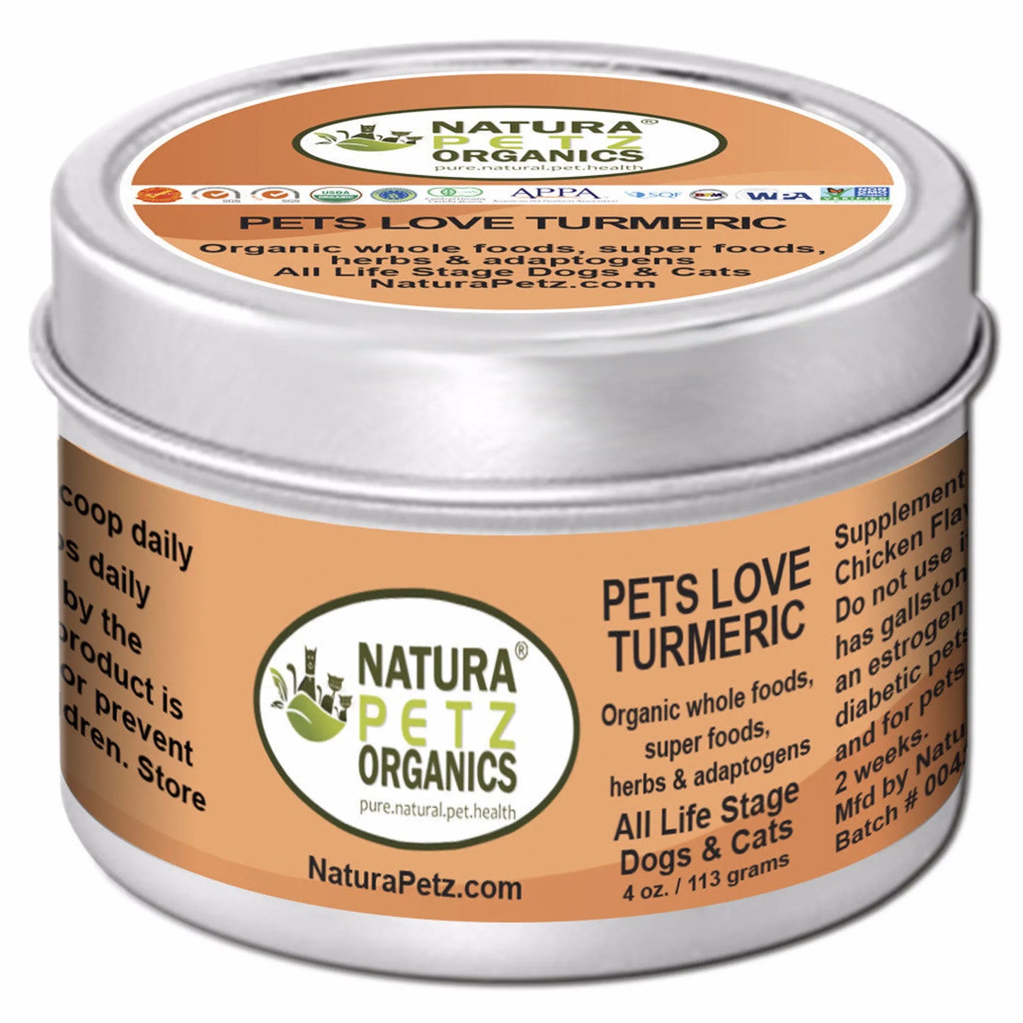 Organic Pet Systems Turmeric Health Topper 4 oz