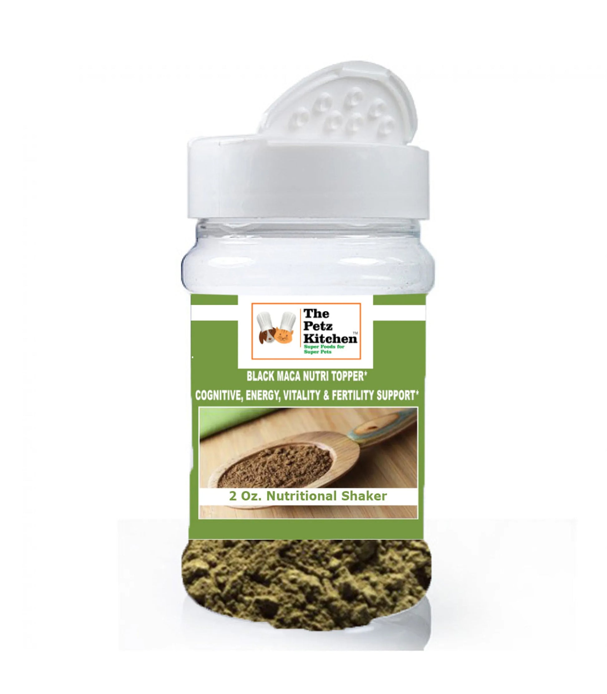 Black Maca - Cognitive Energy & Fertility Support* The Petz Kitchen - Organic & Human Grade Ingredients For Home Prepared Meals & Treats - Your Pet Connection